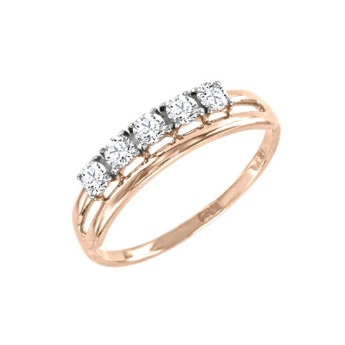 Women's ring with zirkonia 