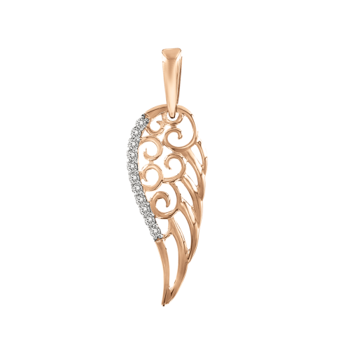 Pendant wing with zirconia 
