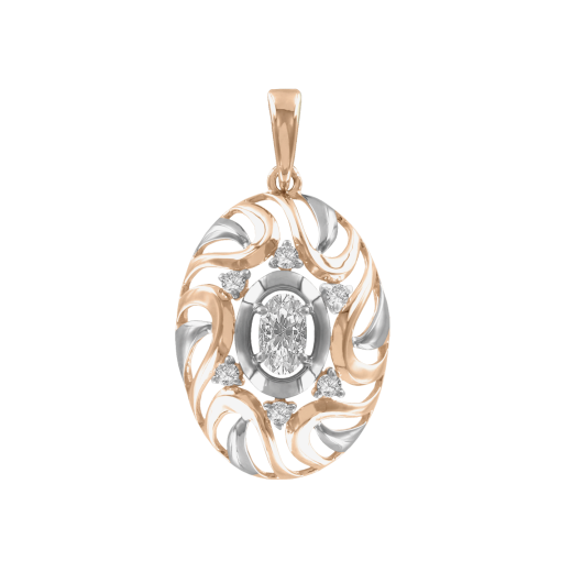 Pendant with zirconia 