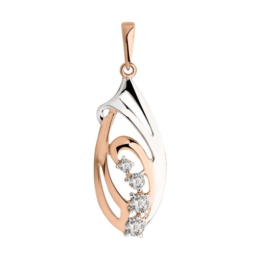 Pendant with zirconia 