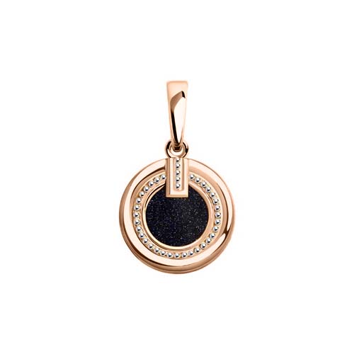 Pendant with enamel 