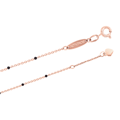 Anklet with enamel 