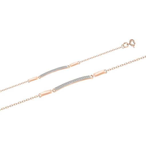 Bracelet with zirconia 