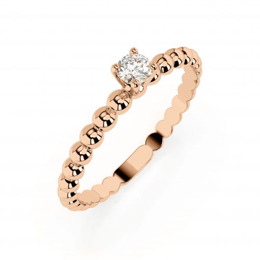 Women's ring with diamond 