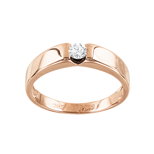 Women's ring with a diamond 