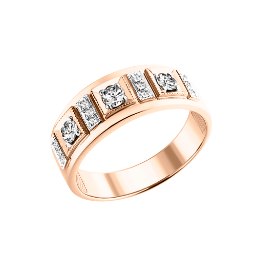 Women's ring with diamonds 