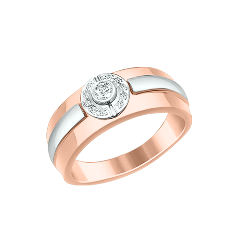 Women's ring with diamonds 