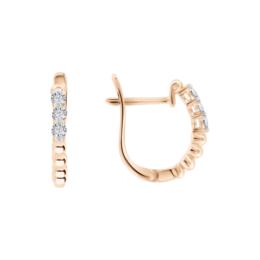 Earrings with diamonds 