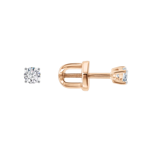 Stud earrings with diamonds 