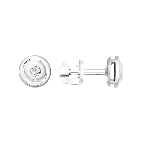 Studs earrings with diamonds 