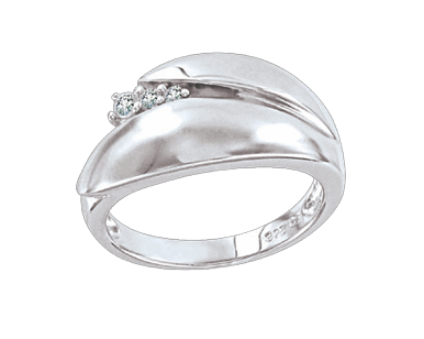 Ladies Ring with zirconia 