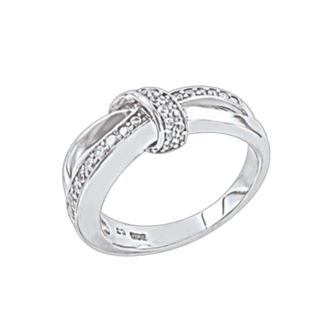 Ladies Ring with zirconia 