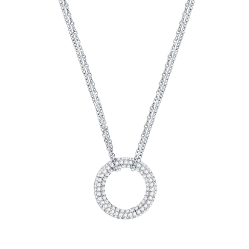Necklace with zirconia 
