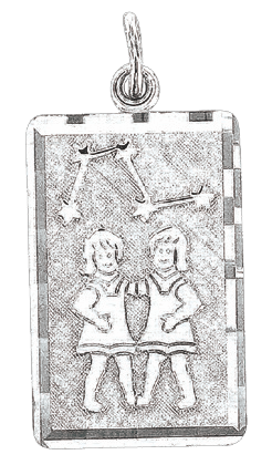 Pendant Zodiac sign Gemini 