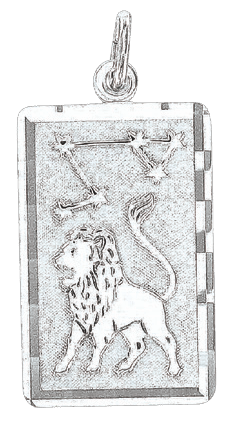 Pendant Zodiac sign Leo 