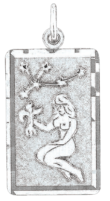 Pendant Zodiac sign Virgo 