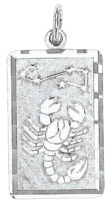 Pendant Zodiac sign Scorpio 