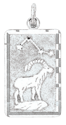 Pendant Zodiac sign Capricorn 