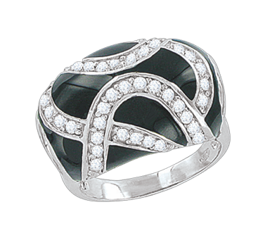 Ladies Ring with zirconia 
