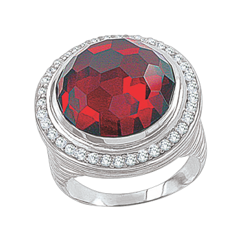 Ladies Ring with zirconia 