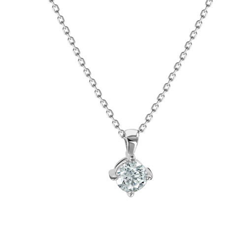 Necklace with a diamond 