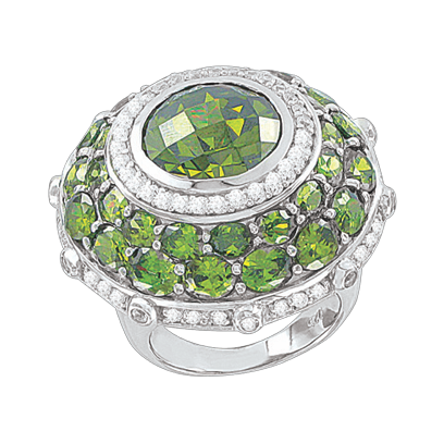 Ladies Ring with zirconia 