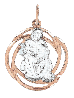 Pendant Zodiac sign Aquarius 