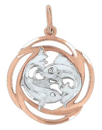 Pendant Zodiac sign Pisces 