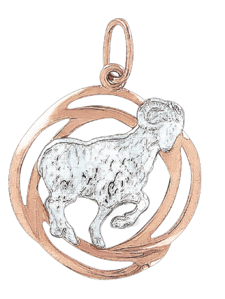 Pendant Zodiac sign Aries 