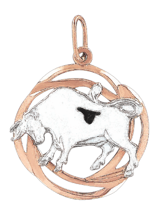 Pendant Zodiac sign Taurus 