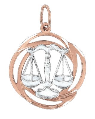 Pendant Zodiac sign Libra 