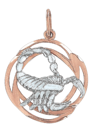 Pendant Zodiac sign Scorpio 