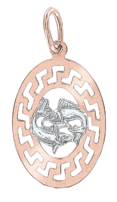 Pendant Zodiac sign Pisces 