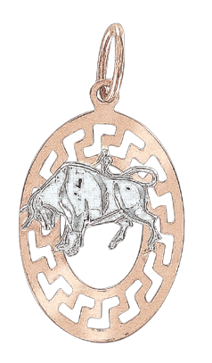 Pendant Zodiac sign Taurus 