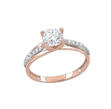 Ladies Ring with zirconia 