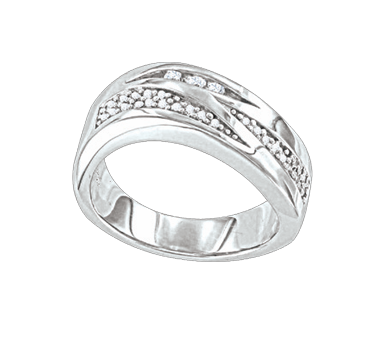 Ladies Ring with zirconia 