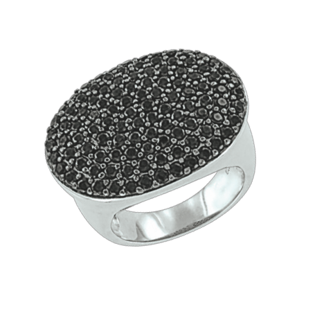 Women's ring with zirconia 
