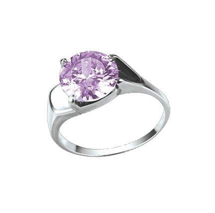 Damenring mit Amethyst 