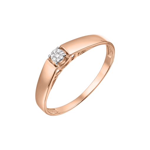 Women's ring with diamonds 