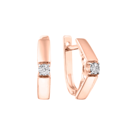 Earrings with diamonds 