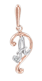 Pendant with zirconia 