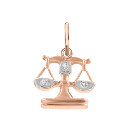 Pendant Zodiac sign Libra 
