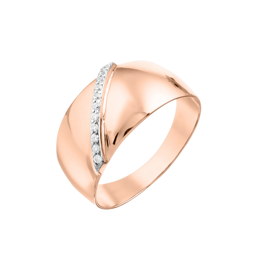 Women's ring with zirconia 