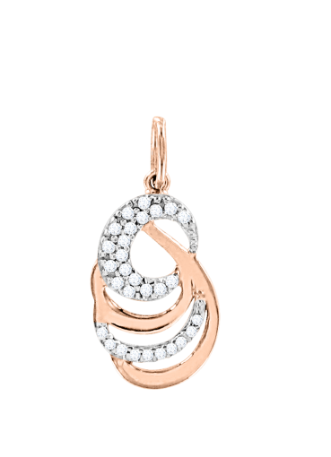 Pendant with zirconia 