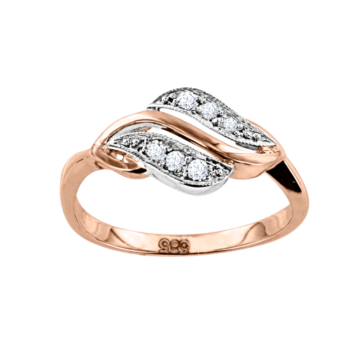 Women's ring with diamonds 