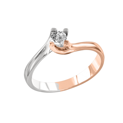 Women's ring with a diamond 