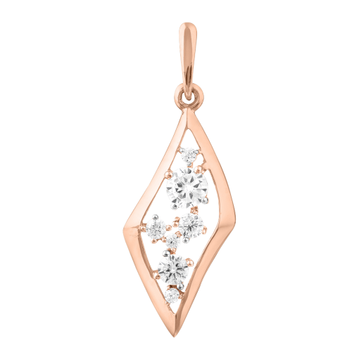 Pendant with zirconia 
