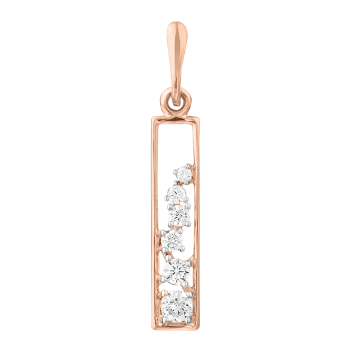Pendant with zirconia 
