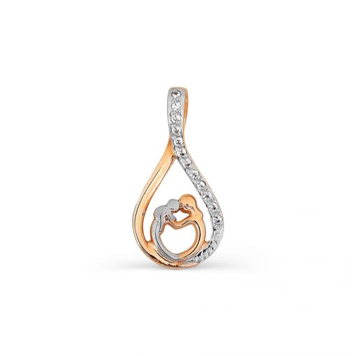 Pendant with zirconia 