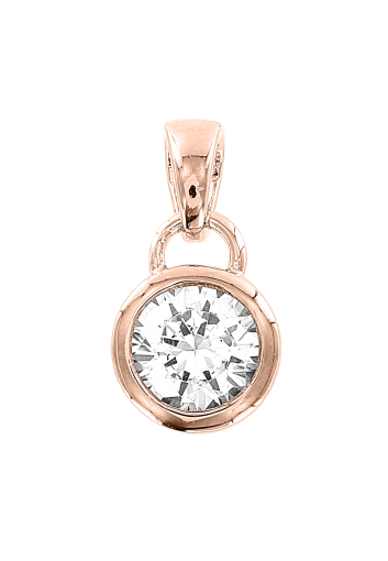 Pendant with zirconia 